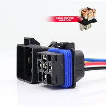 House of Relays 5-PIN 40AMP 12V DC Waterproof Automotive SPDT Relay Kit with Harness Socket Holder, Heavy Duty 12 AWG Tinned Copper Wires (Pack of 1)