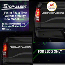 STOP-ALERT NEW XP 60X +60 Brake Flasher Universal Stop bulbs & Tail Light Relay Pre-programmed pattern (rapid flash, low flash & steady) LEDs & OTHERS for Cars, Trucks, Motorcycles - 5A 60W