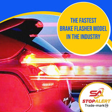Stop-Alert NEW Version LED Brake Fast Flasher by Stop-Alert - Universal Speed Light Strobe Controller Module Relay, LATEST Tail Light & Stop bulbs. for Cars, Trucks, Motorcycles - 24 watts - for LEDs only